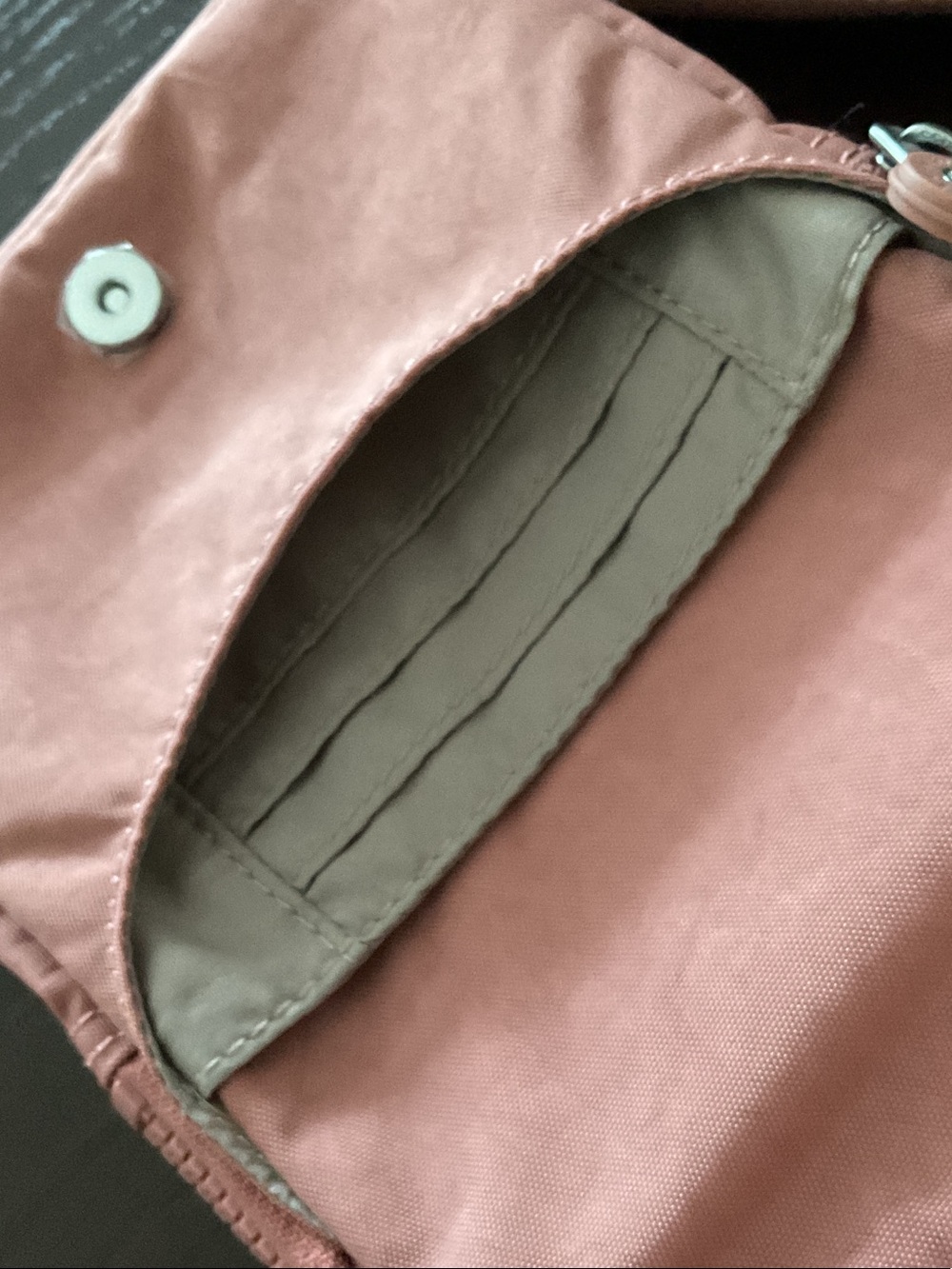 Kipling Dusty Rose Crossbody Bag with Adjustable Strap - Picture 5 of 6